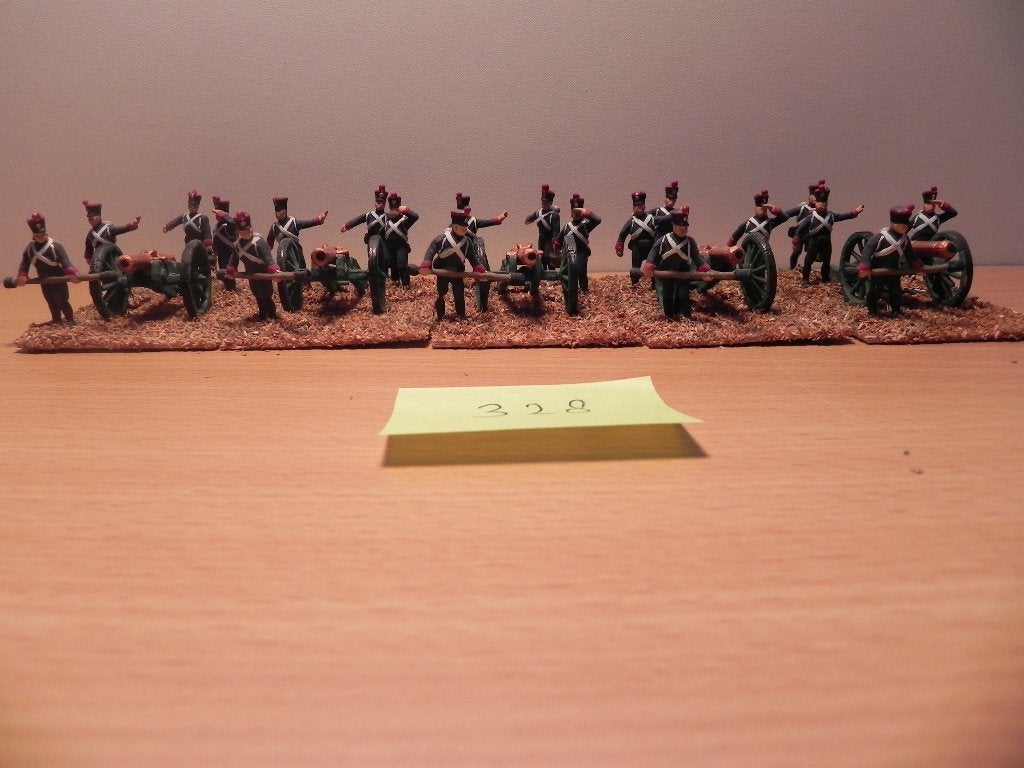 Slag bij Waterloo, artillery Frankrijk(328)Prince August, Ophalen of Verzenden, Nieuw, 1:35 tot 1:50, Figuur of Figuren