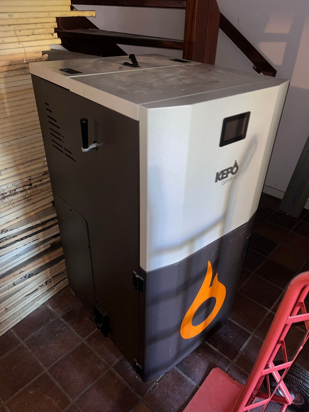 KEPO MC 20 Pelletketel - 20kW, Zo goed als nieuw, Doe-het-zelf en Verbouw, Verwarming en Radiatoren, Ophalen, Hoog rendement (Hr)