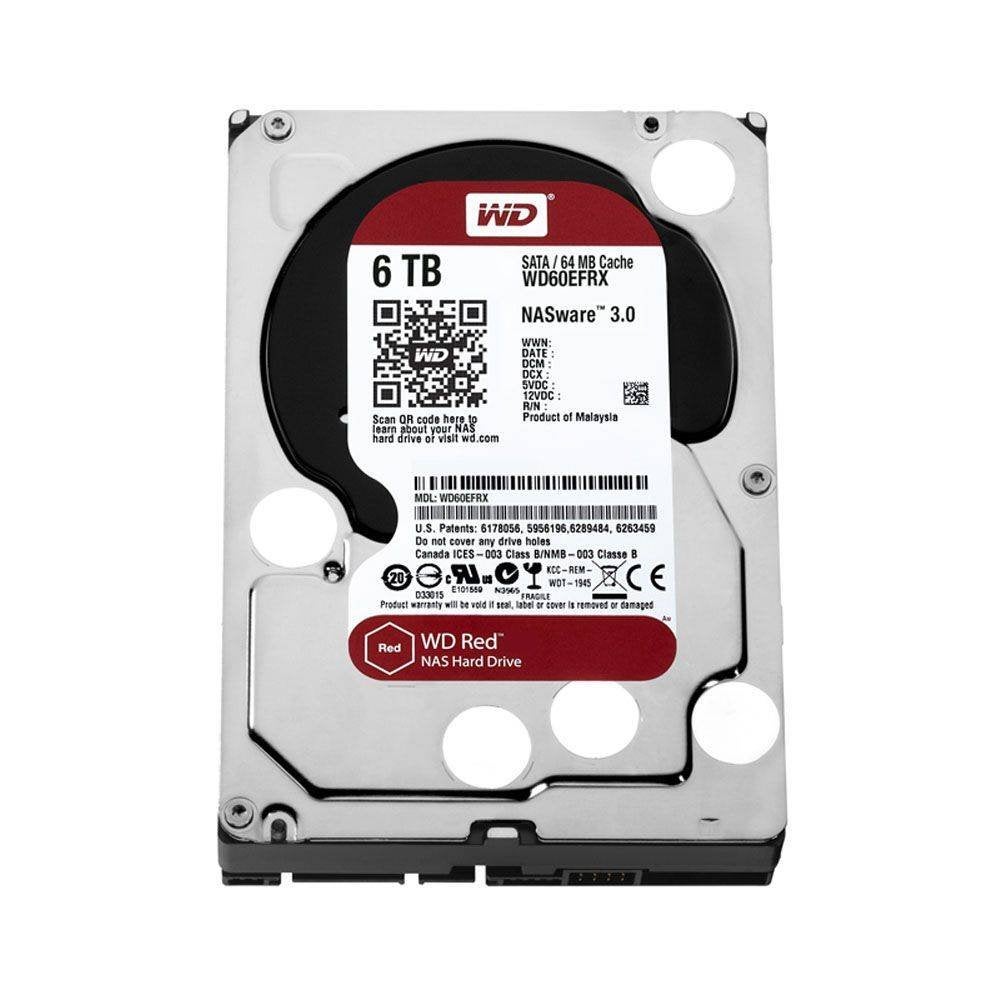 WD red 6TB (2 op voorraad), Intern, Gebruikt, Western Digital, 6 Tb
