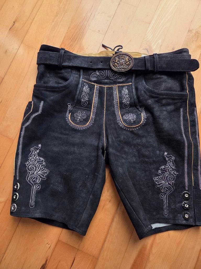 Lederhose maat 56, Ophalen of Verzenden, Zo goed als nieuw, Maat 56/58 (XL)