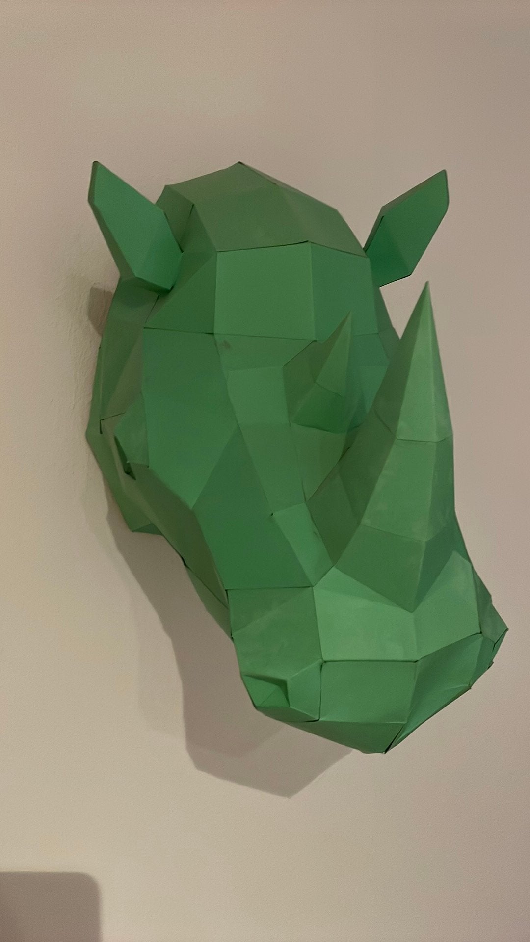Neushoorn papier, Ophalen