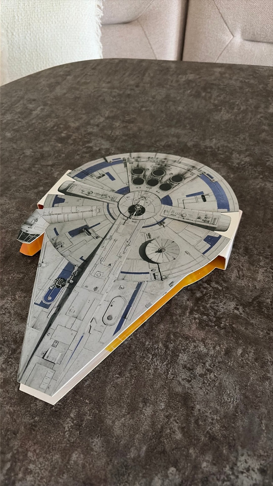 Star wars emte millenium falcon compleet 2.0, Verzamelen, Ophalen, Zo goed als nieuw, Actiefiguurtje