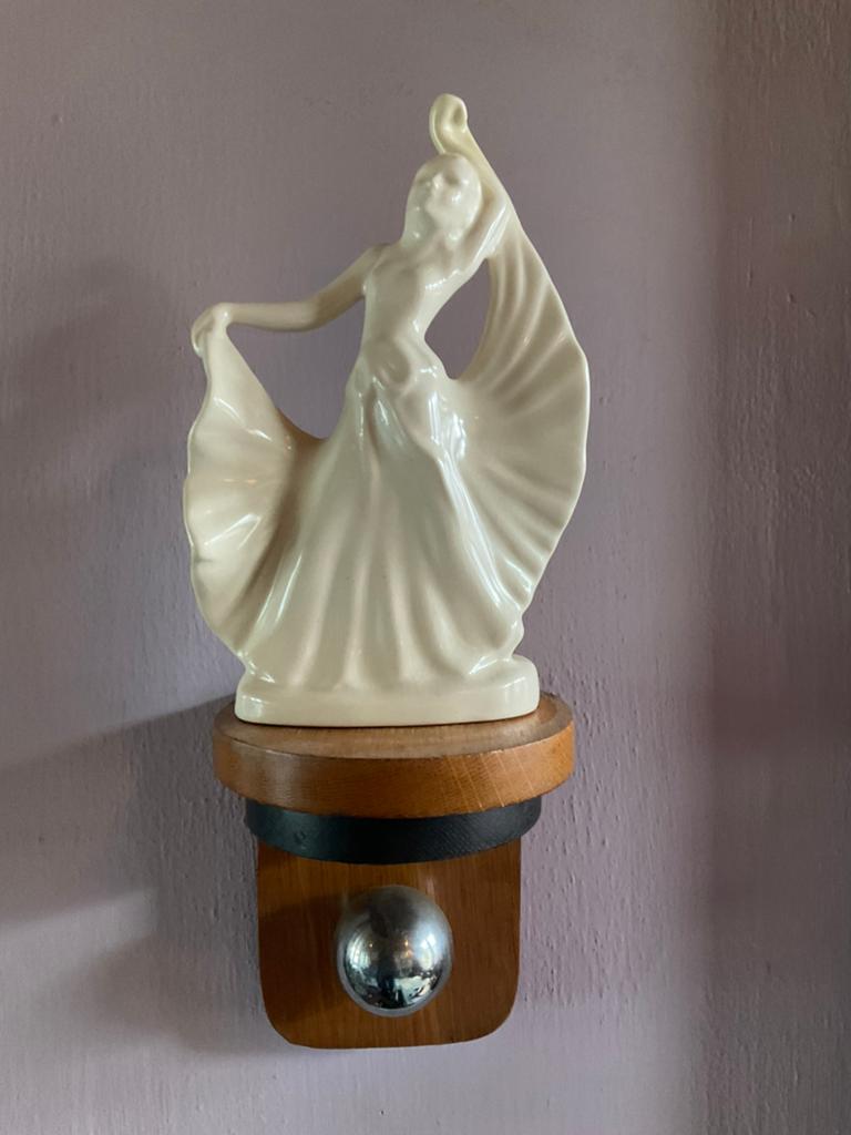 Plateel Art Deco danseres, Antiek en Kunst, Ophalen of Verzenden