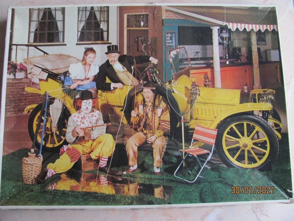 VINTAGE Pipo de Clown PUZZEL Clipper jaren 60 - 70 tv serie, Verzamelen, Ophalen of Verzenden, Gebruikt, Tv, Overige typen