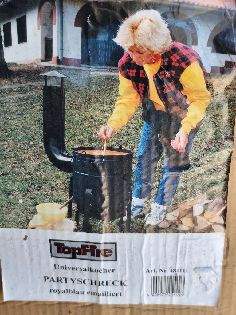 Vintage Partyschreck universalkocher kooktoestel voor buiten, Ophalen, Zo goed als nieuw