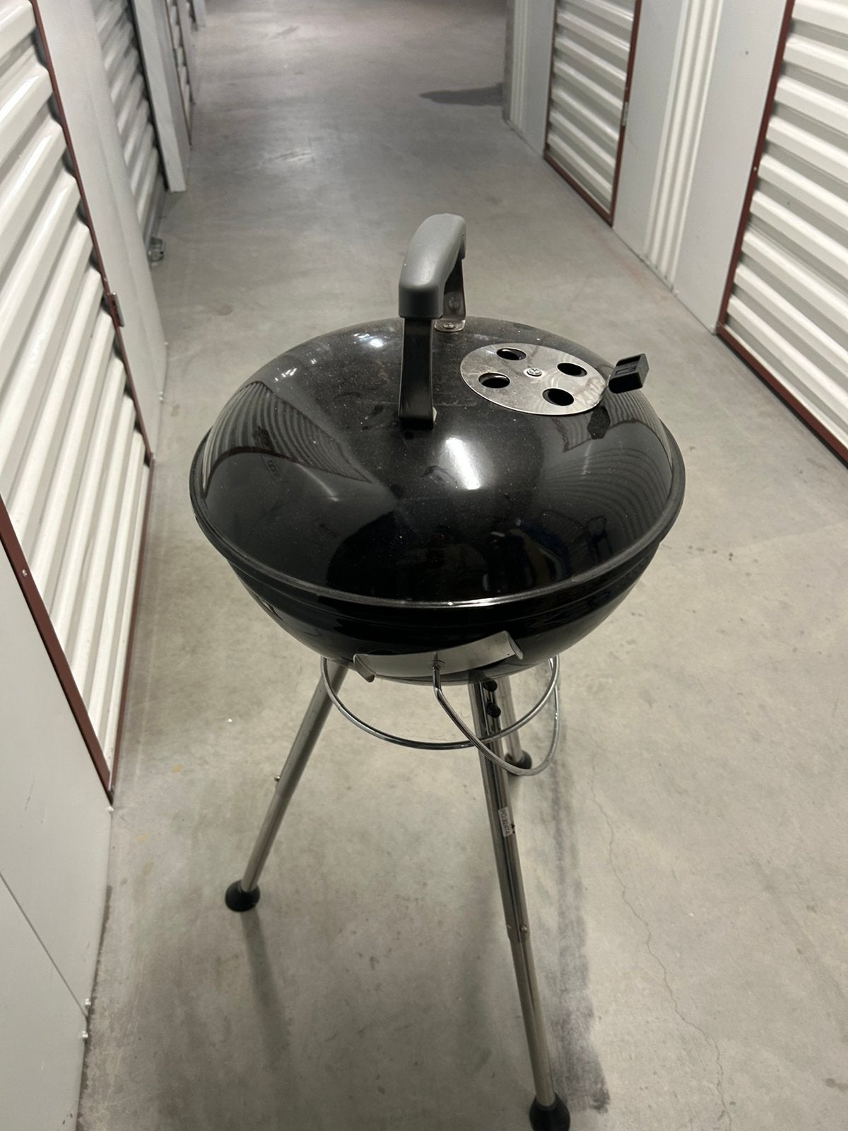 Camping bbq, Ophalen, Gebruikt
