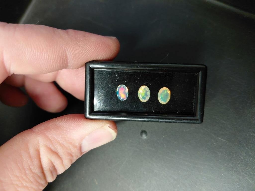 3 kleurrijke opalen, Ophalen of Verzenden, Nieuw