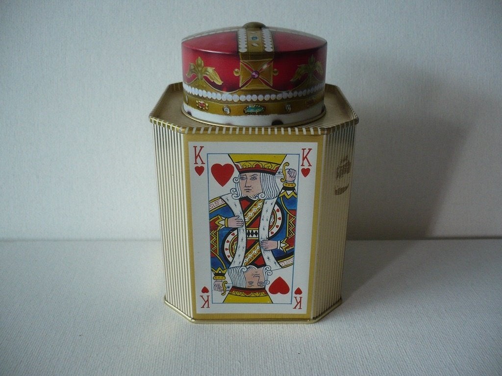 h022-Blik, kaarten blik, speelkaarten, zeldzaam blikje., Verzamelen, Verzenden, Nieuw, Overige, Overige merken