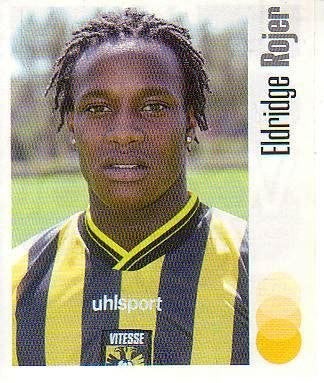 Voetbalplaatje	Eldridge Rojer	Vitesse	Panini 2003	nr 258, Verzamelen, Sportartikelen en Voetbal, Verzenden, Zo goed als nieuw