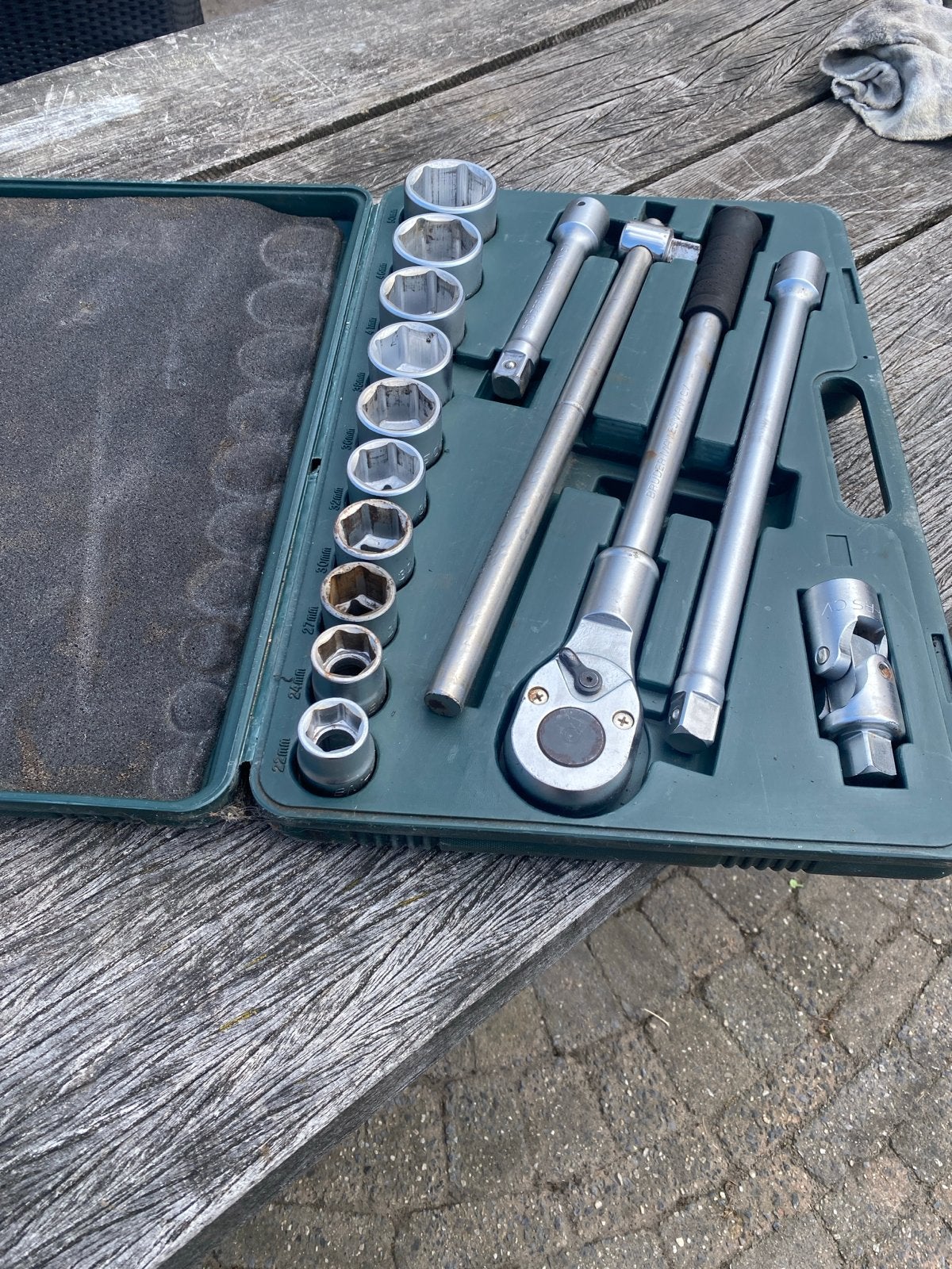Brüder Mannesmann 2065 doppendoos 3/4 inch aandrijving, Ophalen, Gebruikt, Sleutel/ratel, Overige merken