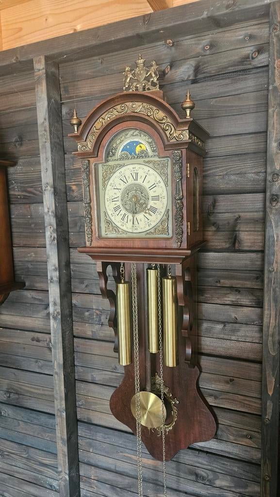 KLASSIEKE WARMINK SALLANDER WANDKLOK, Antiek en Kunst, Ophalen
