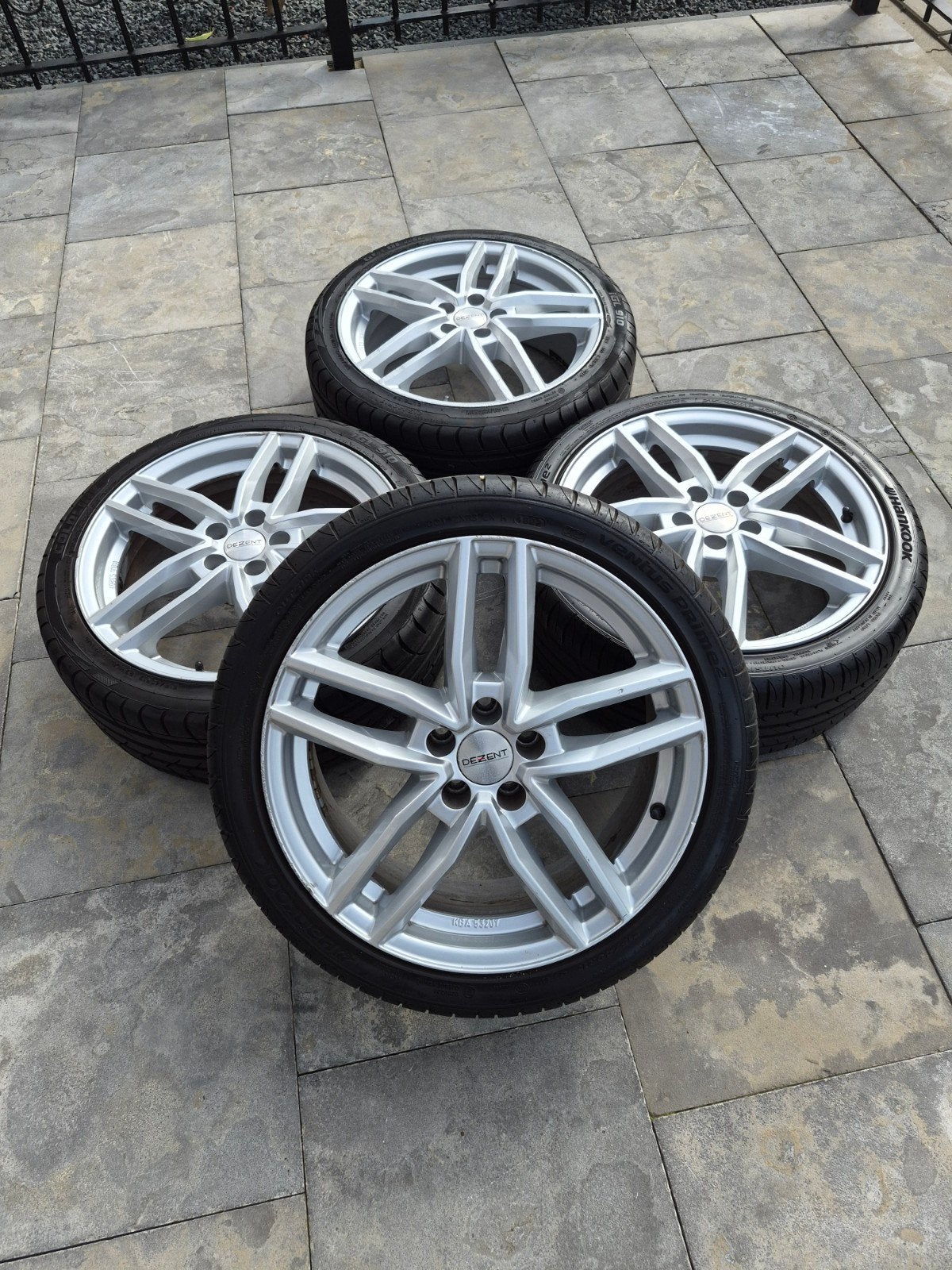 5x100 17 inch dezzent velgenset, Ophalen, Banden en Velgen, 17 inch, Personenwagen