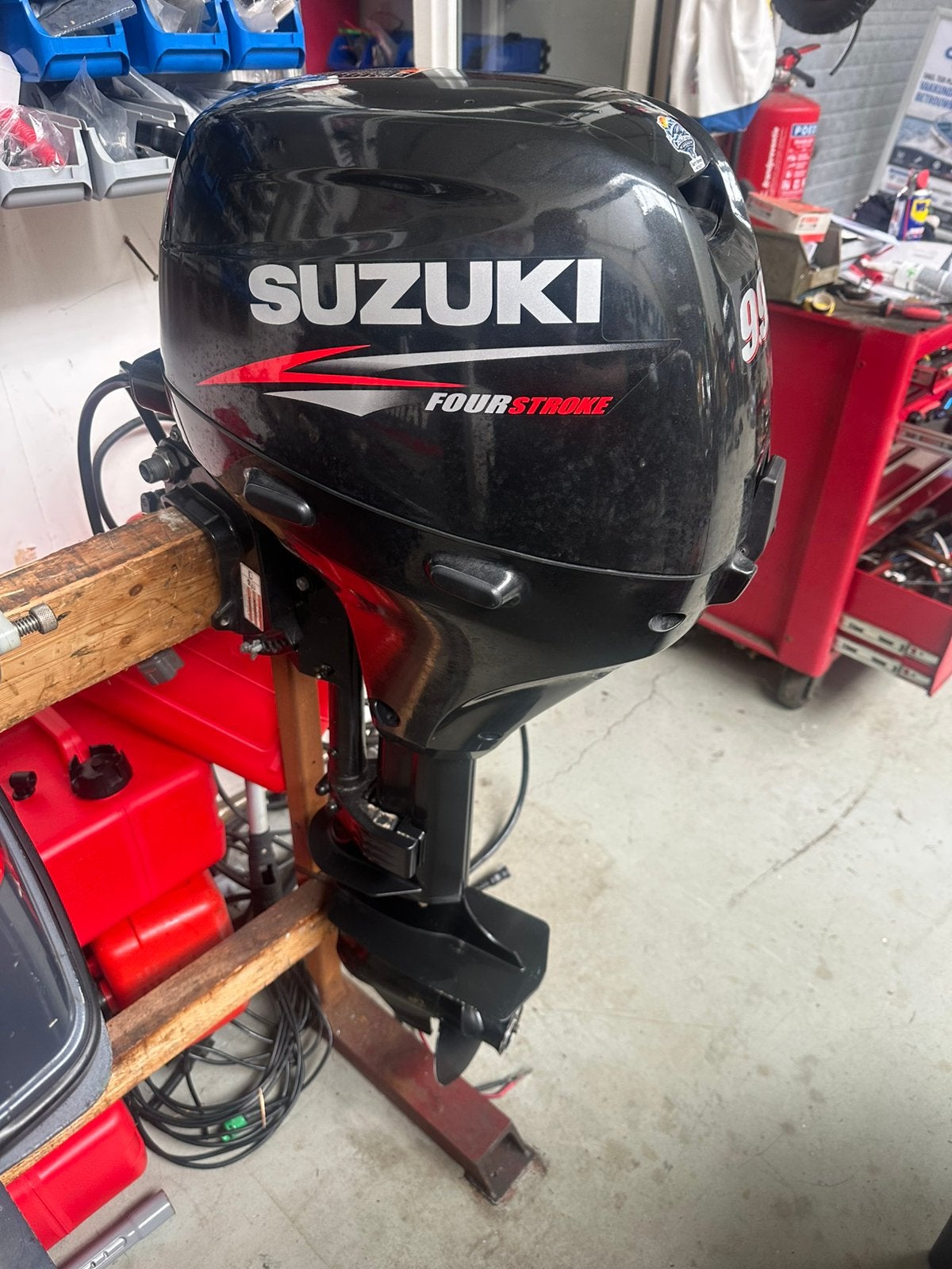 Zeer nette suzuki 9.9 pk 4 takt,langstaart afstandsbediening, Watersport en Boten, Ophalen, 5 tot 10 pk, Yamaha, Zo goed als nieuw