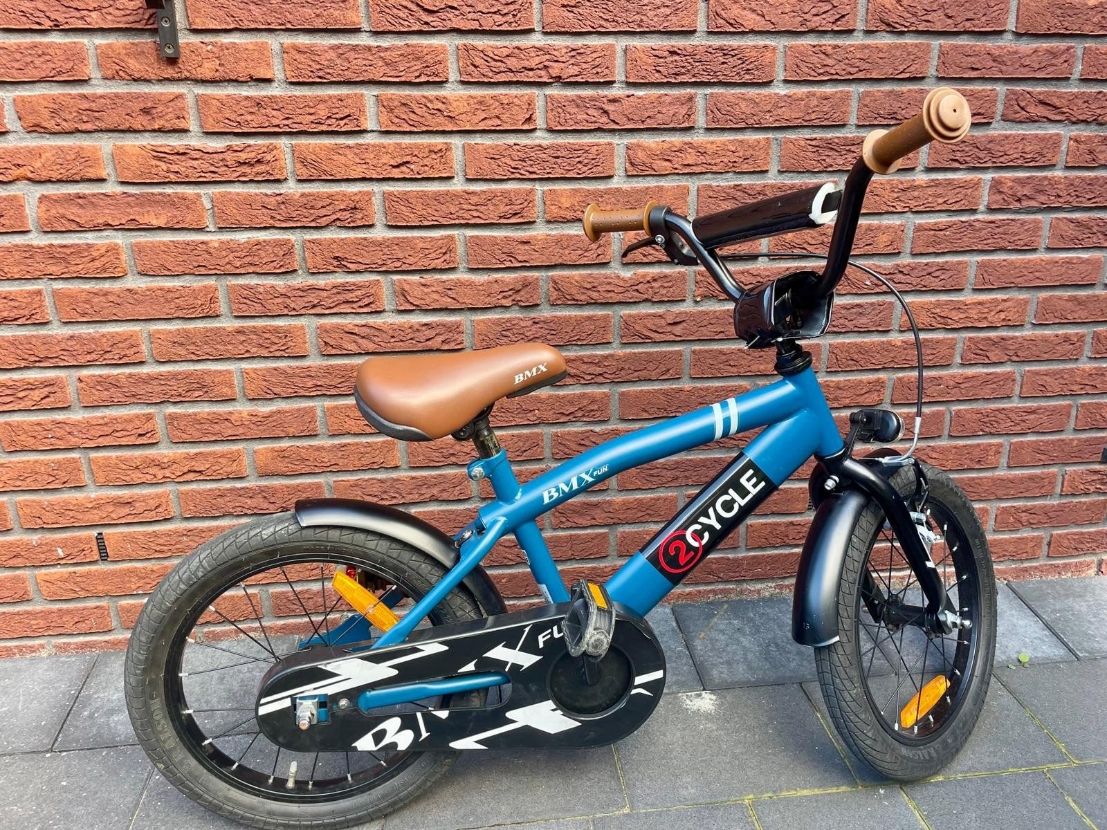 2Cycle BMX 16 inch kinderfiets, Ophalen, Terugtraprem, Staal, 2Cycle
