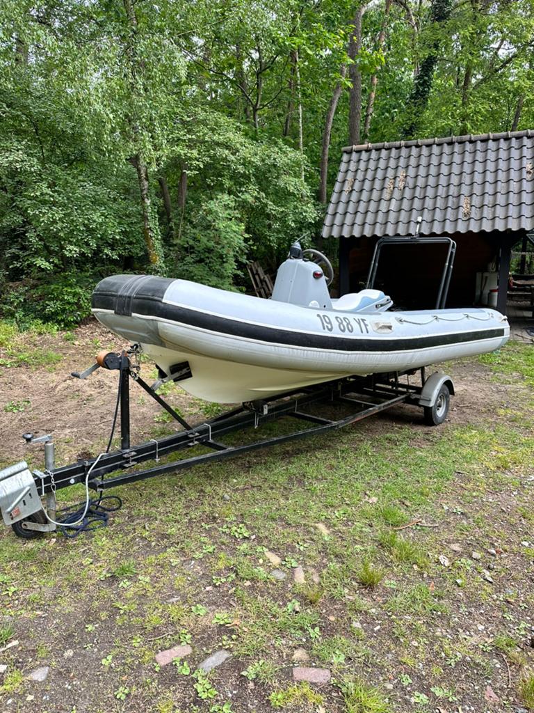 Quicksilver 450R Console Rib, Watersport en Boten, Rubberboten, Quicksilver, 5 m, Zo goed als nieuw, 2 m