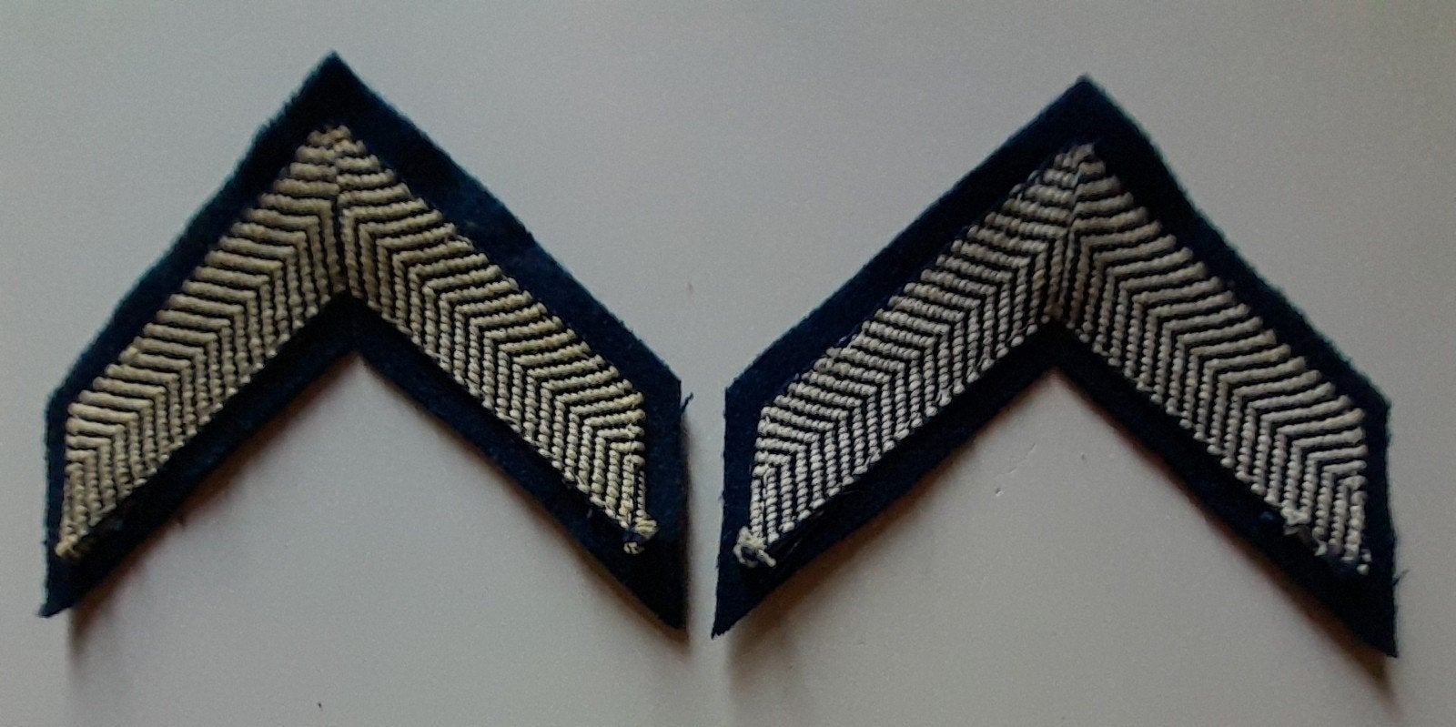 Set strepen marechaussee 2e klasse jaren 60, Ophalen of Verzenden, Marechaussee, Nederland, Embleem of Badge