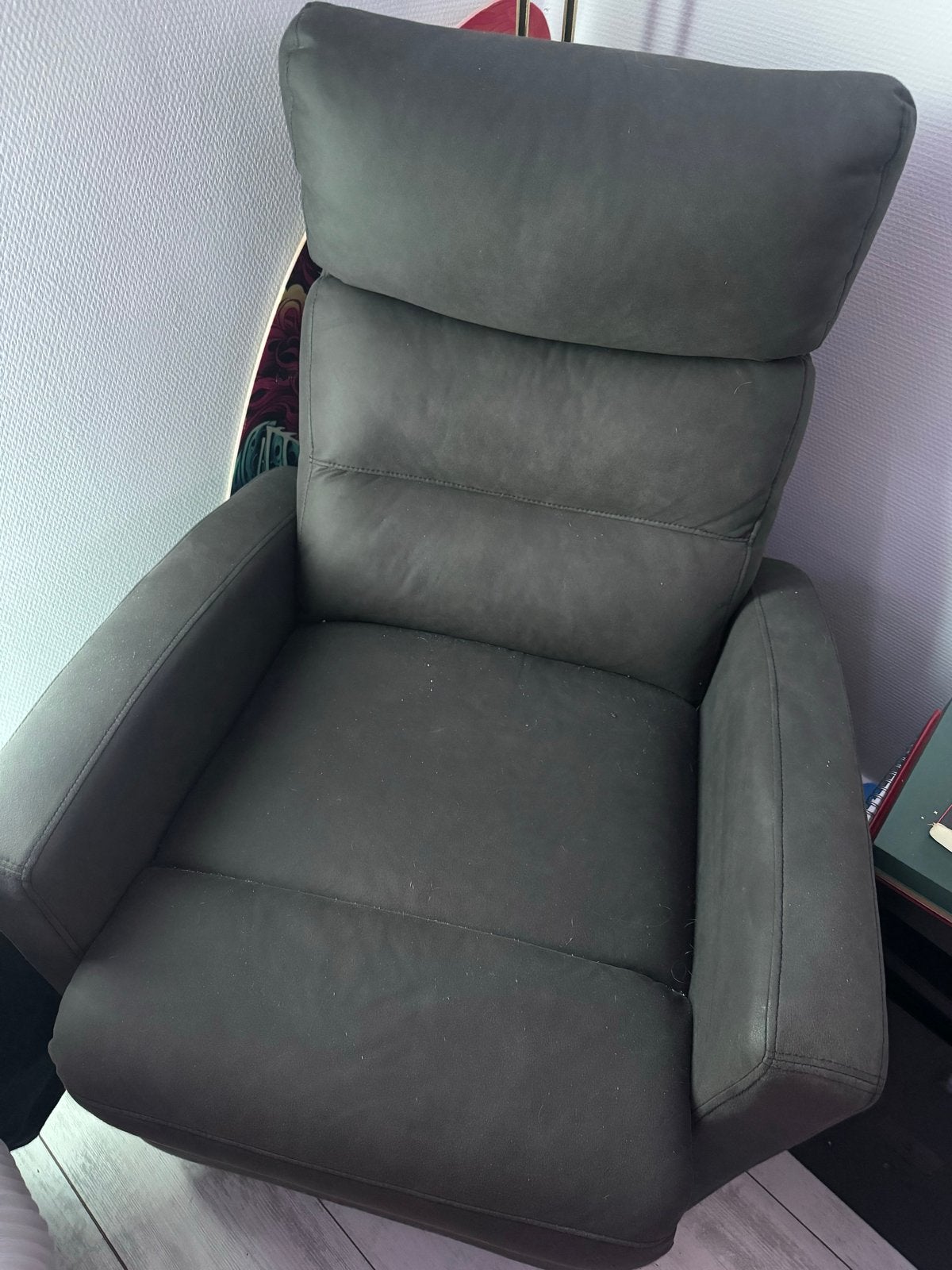 Comfortabele relaxfauteuil, Huis en Inrichting, Fauteuils, Ophalen, Zo goed als nieuw, Stof, 75 tot 100 cm