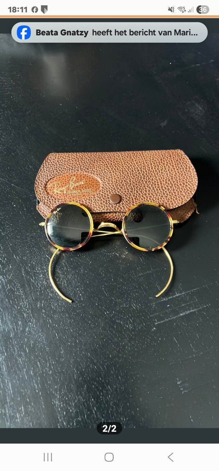 vintage Ray-Ban Cheyenne style 1, Ophalen of Verzenden, Nieuw, Ray-Ban