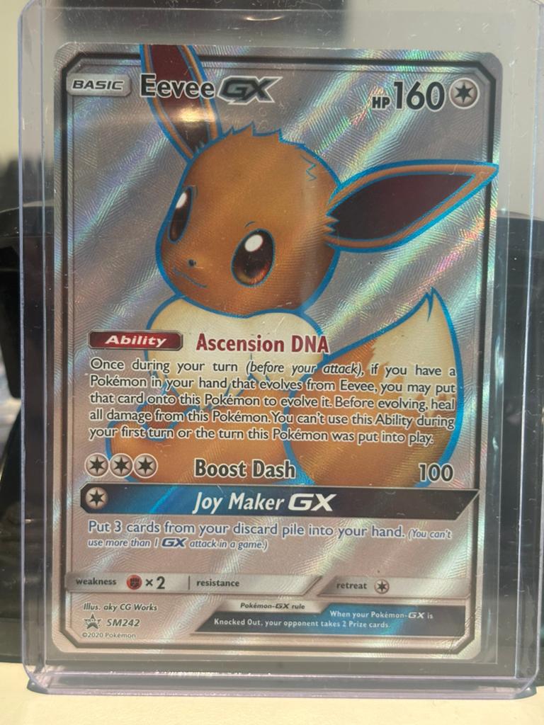 Pokemon eevee ex, Ophalen of Verzenden, Zo goed als nieuw