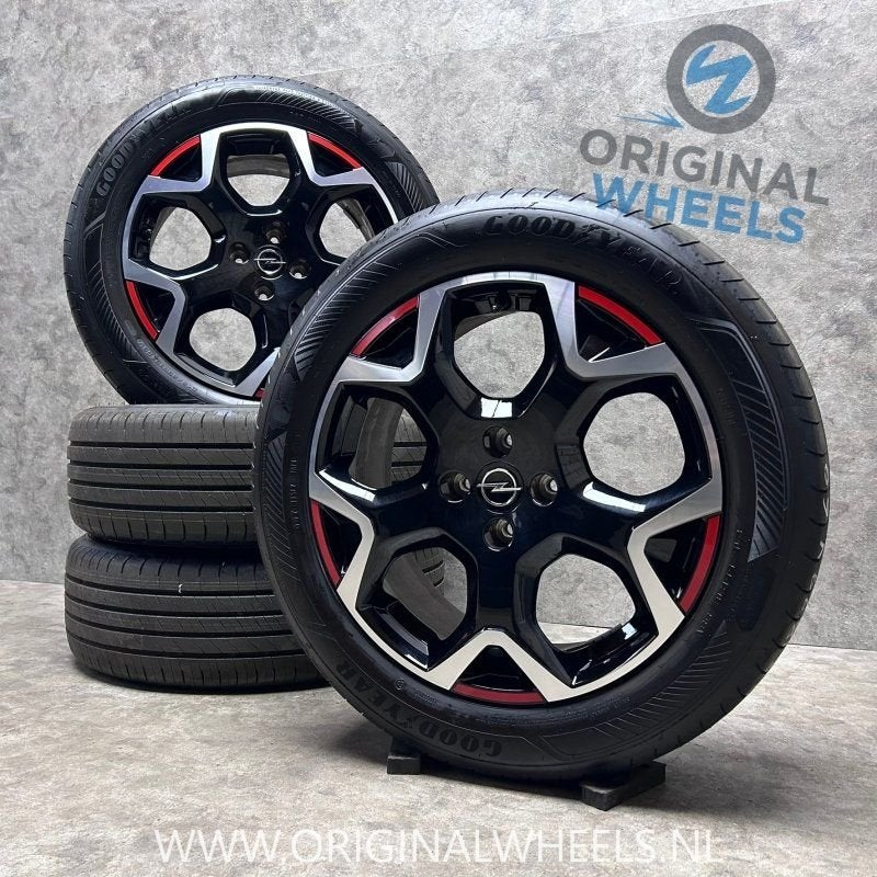 18 inch originele velgen + zomerbanden Opel Mokka, Auto-onderdelen, Banden en Velgen, 18 inch, -, -, Banden en Velgen