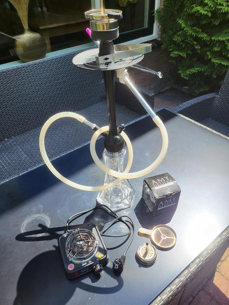 Amy deluxe waterpijp/shisha/hookah, Ophalen of Verzenden, Zo goed als nieuw, (Water)pijp