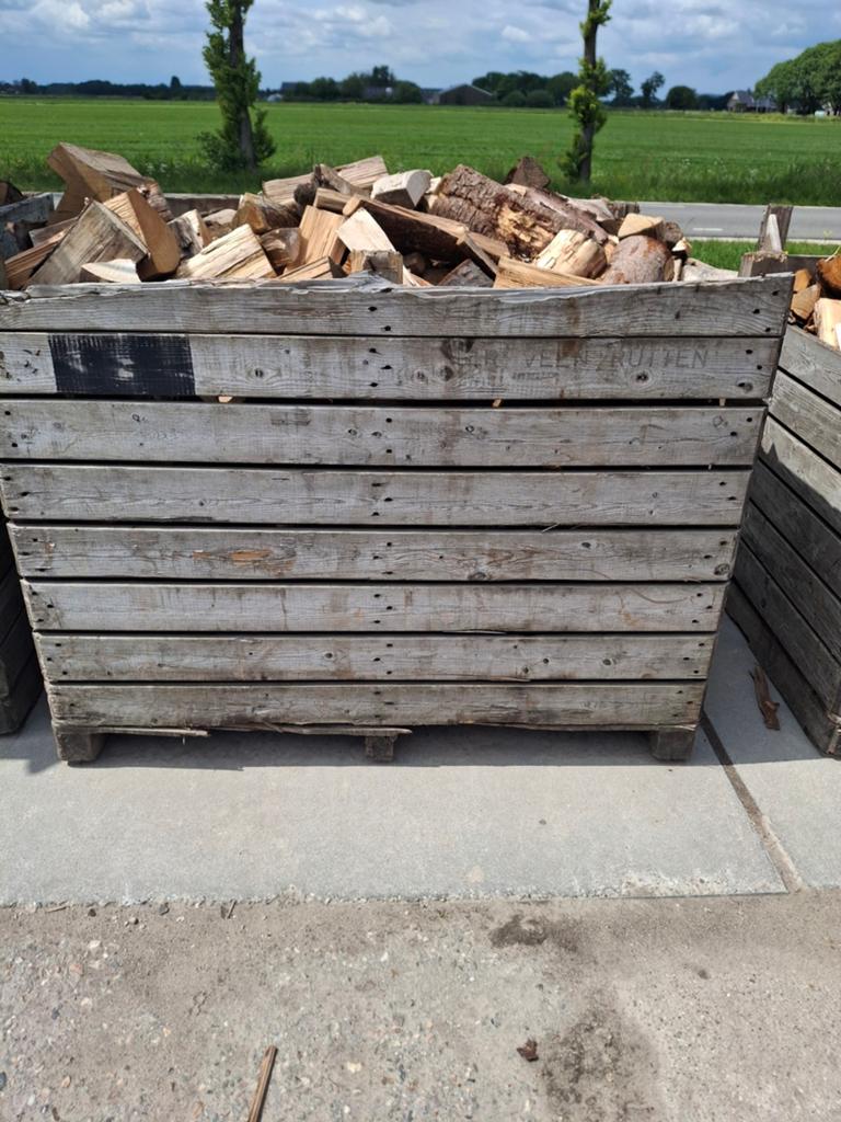 Douglashout inclusief krat, Tuin en Terras, Haardhout, Minder dan 3 m³, Ophalen, Overige houtsoorten