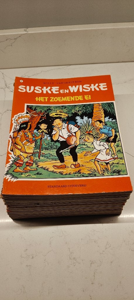 suske en wiske, Boeken, Gelezen, Willy Vandersteen, Ophalen of Verzenden, Meerdere stripboeken