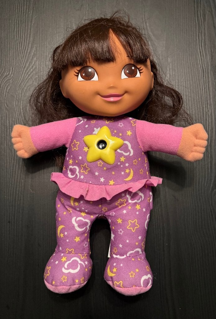 Dora bedtijd knuffelpop, Ophalen of Verzenden, Zo goed als nieuw, Overige typen