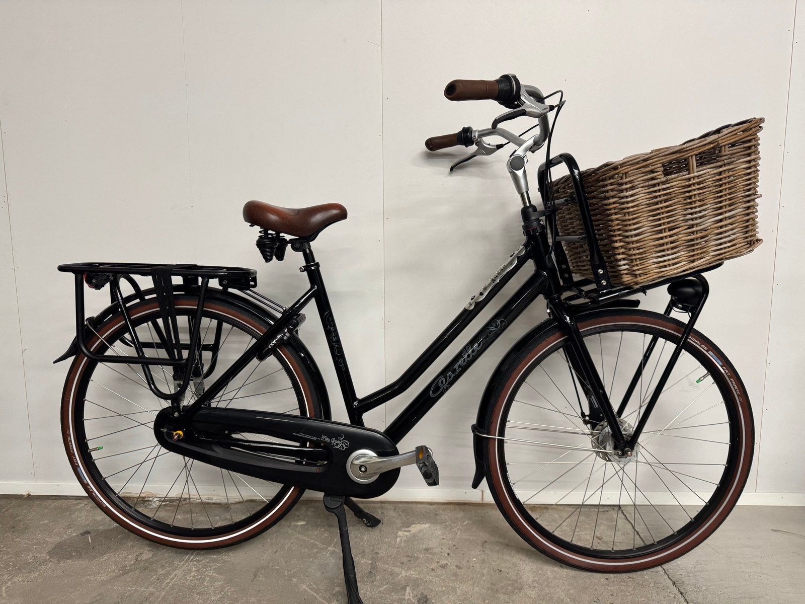 Nette Gazelle Miss Grace transport fiets Z.g.a.n., 26 inch of meer, Ophalen of Verzenden, Zo goed als nieuw, Handrem