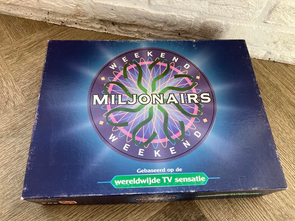 Miljonairs Weekend Bordspel - Gebaseerd op TV Sensatie, Hobby en Vrije tijd, Gezelschapsspellen | Bordspellen, Drie of vier spelers