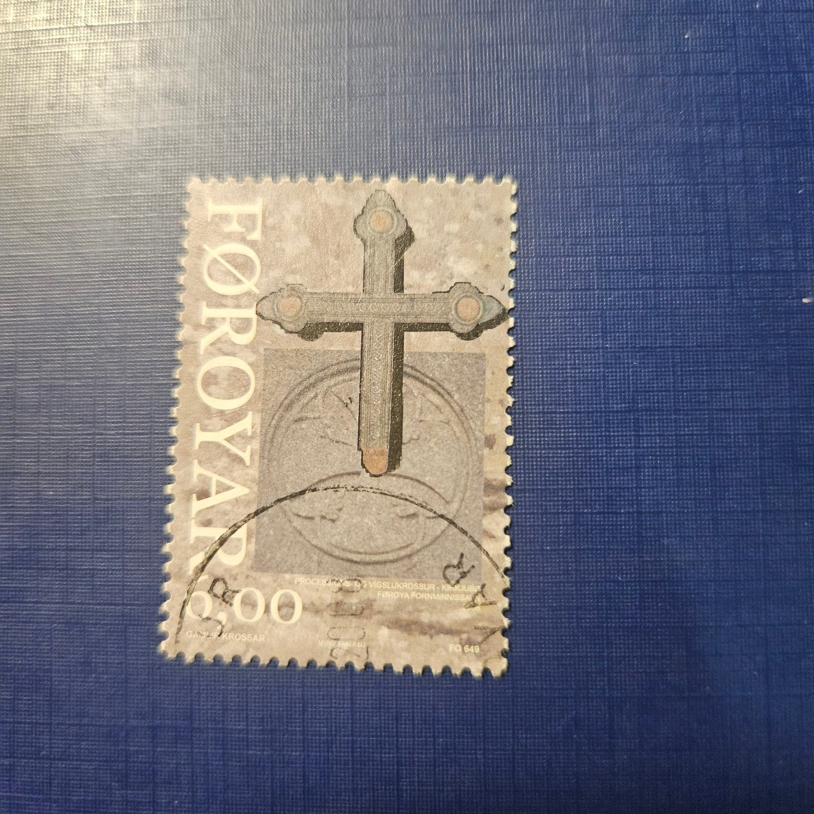 Denemarken Faeröer nr 657, Ophalen of Verzenden, Denemarken, Gestempeld