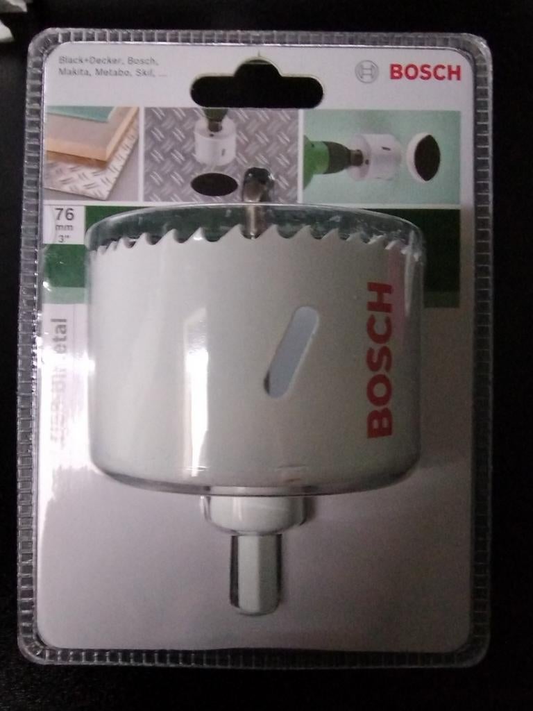 Bosch HSS Bi-Metaal Gatenzaag 76 mm, Ophalen of Verzenden, Nieuw, Overige typen