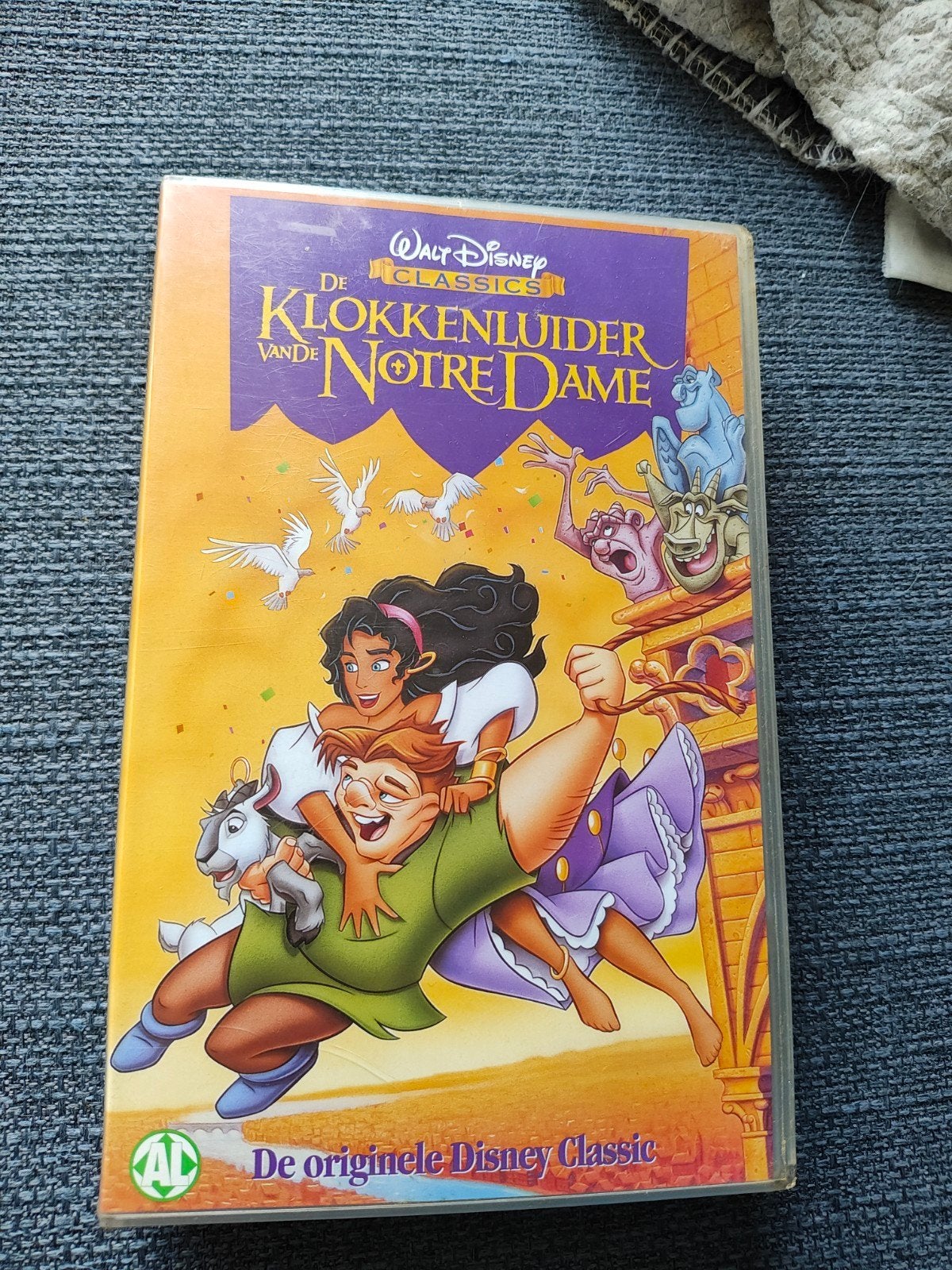 De Klokkenluider van de Notre Dame VHS, Gebruikt, Tekenfilm, Alle leeftijden, VHS