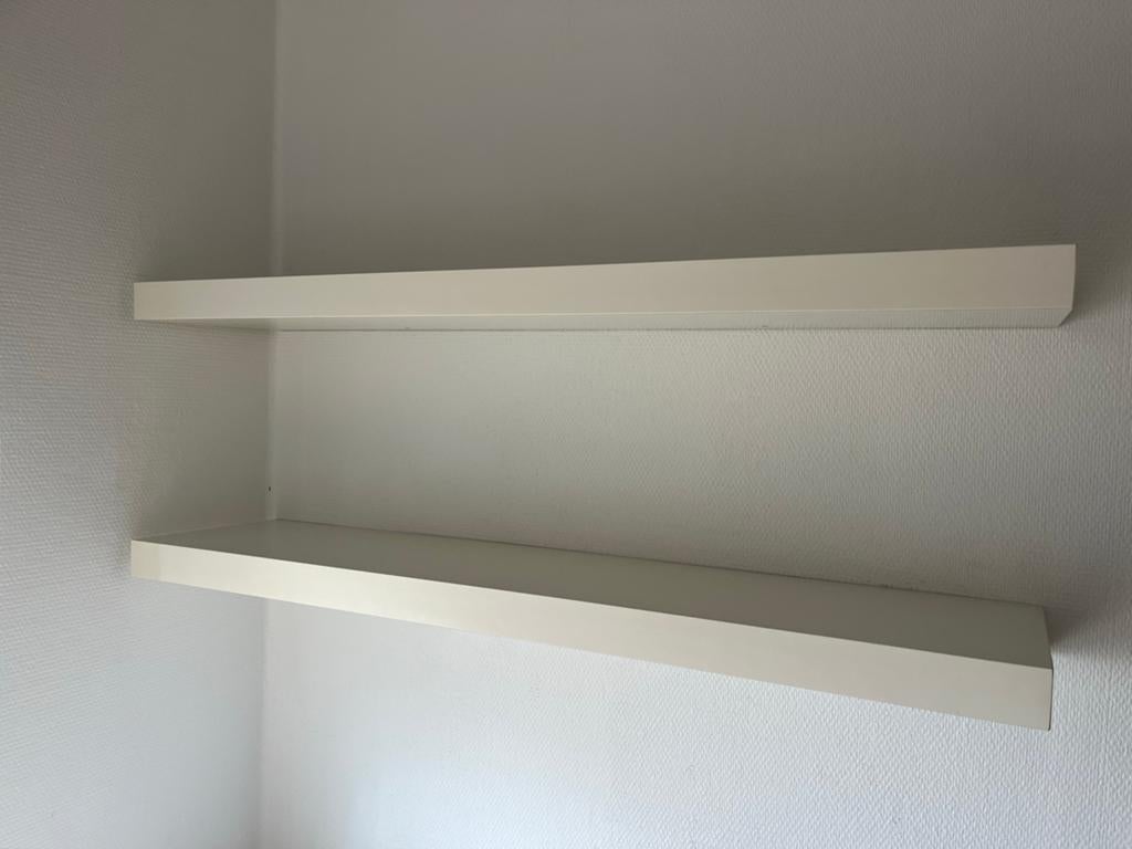 Ikea LACK wandplank wit, 110x26 cm met ophangsysteem, Ophalen, Gebruikt