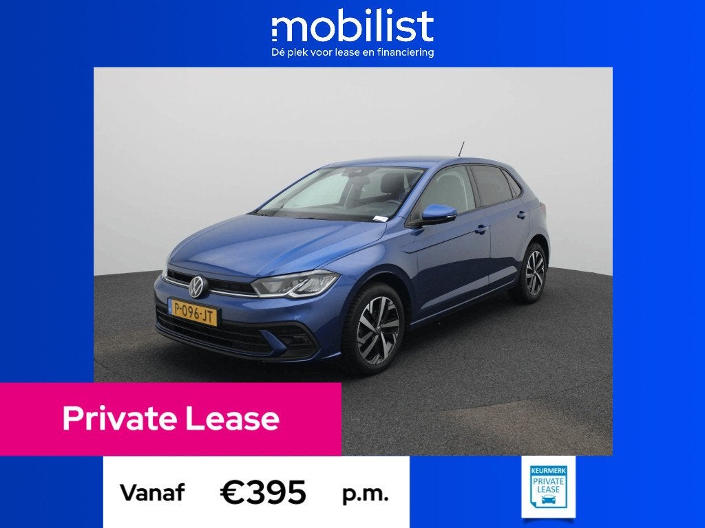 Volkswagen Polo 1.0 TSI Life 95 PK| (bj 2022), Private lease, Gebruikt, Adaptive Cruise Control, 49 €/maand