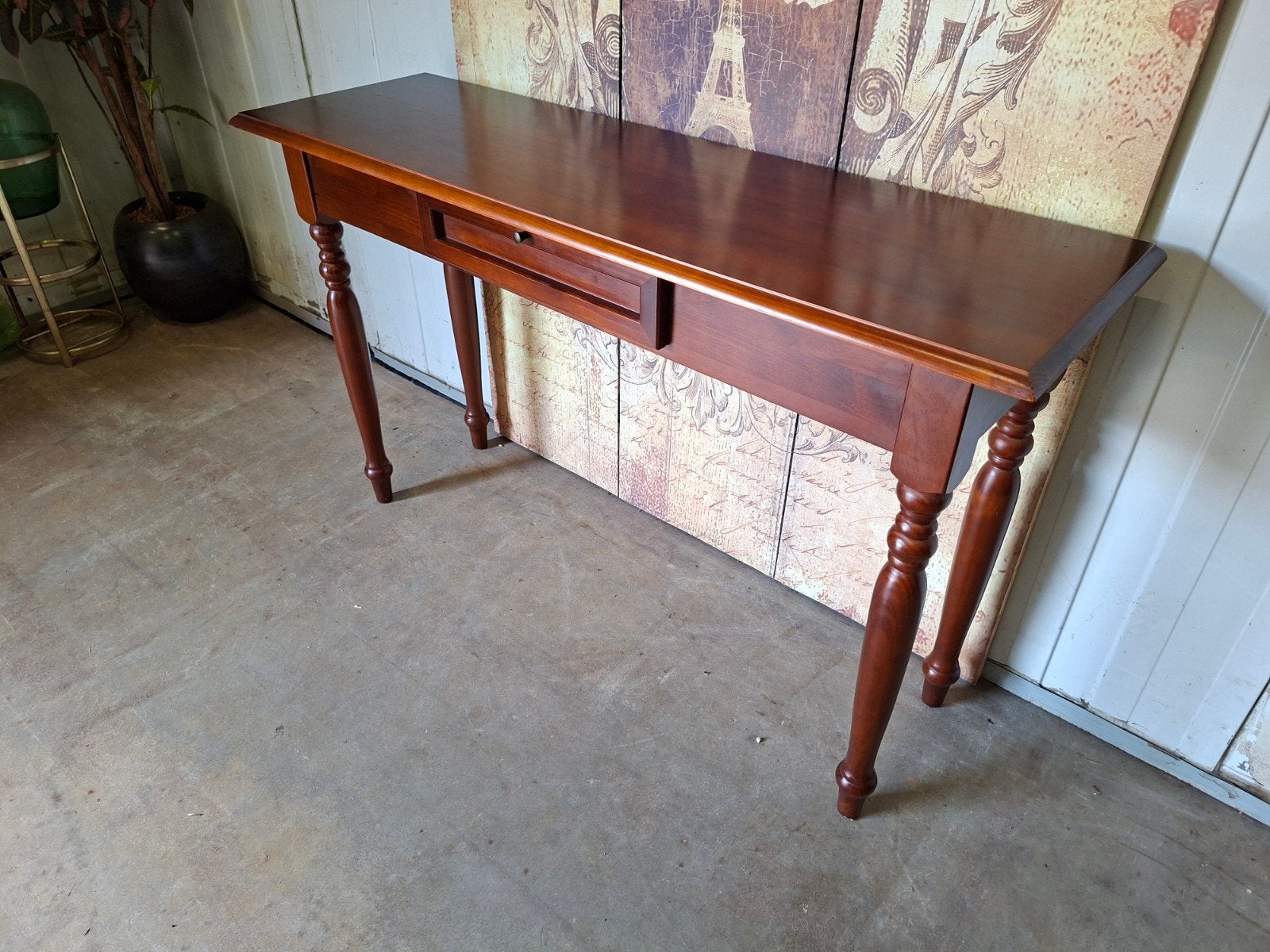 Klassieke sidetables, haltafel, wandconsole, Ophalen of Verzenden, Zo goed als nieuw, 25 tot 50 cm, Rechthoekig