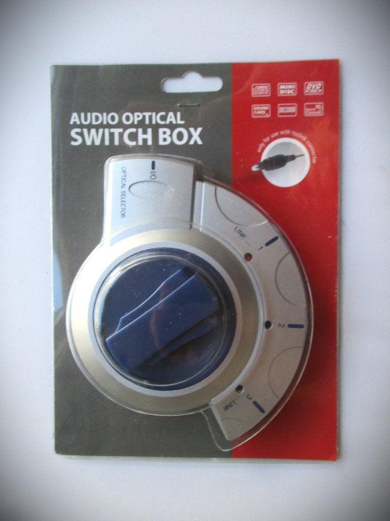 Audio Optical Switch Box nieuw in verpakking~Schakelaar mech, Ophalen of Verzenden, Nieuw, Universeel, Tv