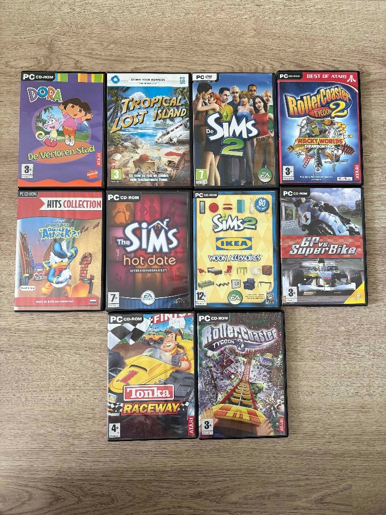 Verschillende PC games, Gebruikt, 1 speler, Eén computer, Ophalen of Verzenden