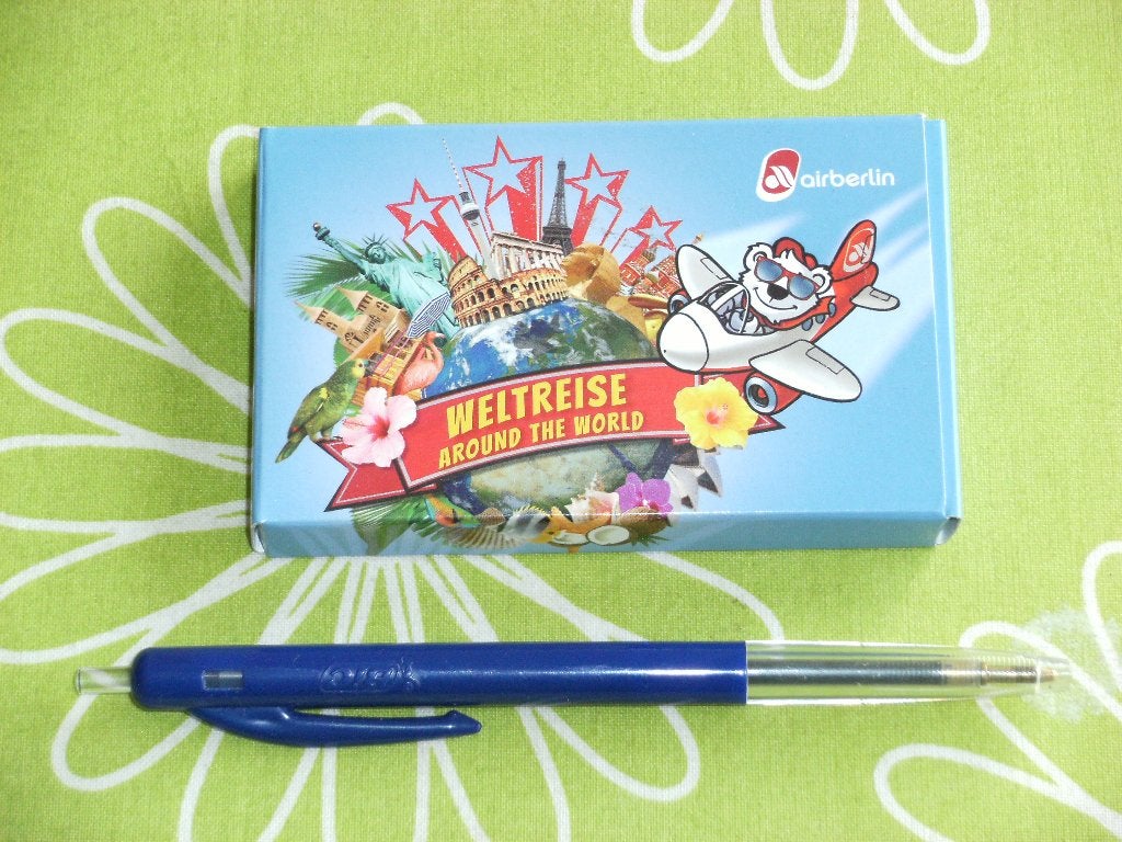 Wereldreis spel van Air Berlin, Een of twee spelers, Ophalen of Verzenden, Zo goed als nieuw