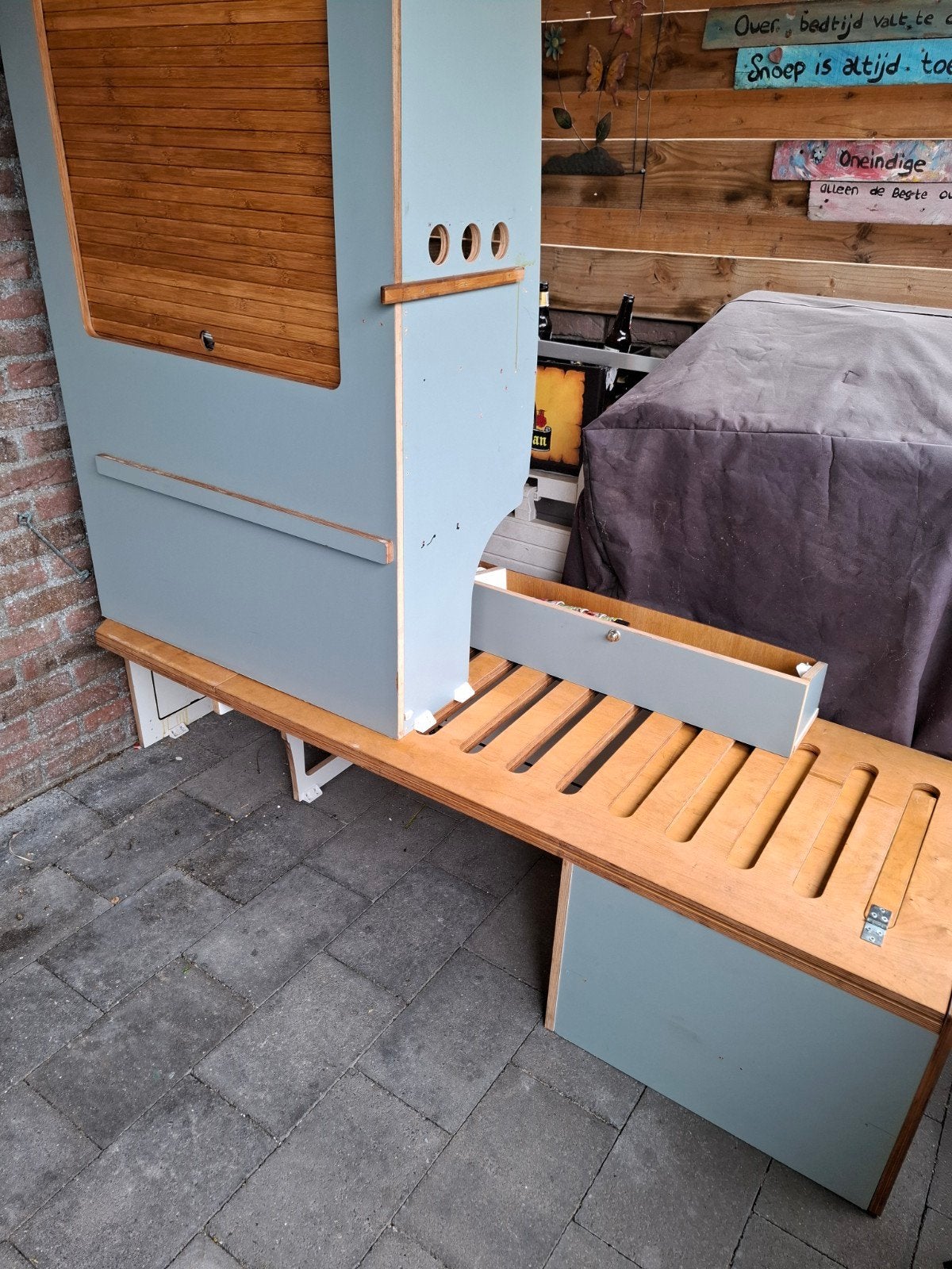 Camper kasten voor H1 L1 T5., Caravans en Kamperen, Camper-accessoires, Ophalen of Verzenden, Zo goed als nieuw