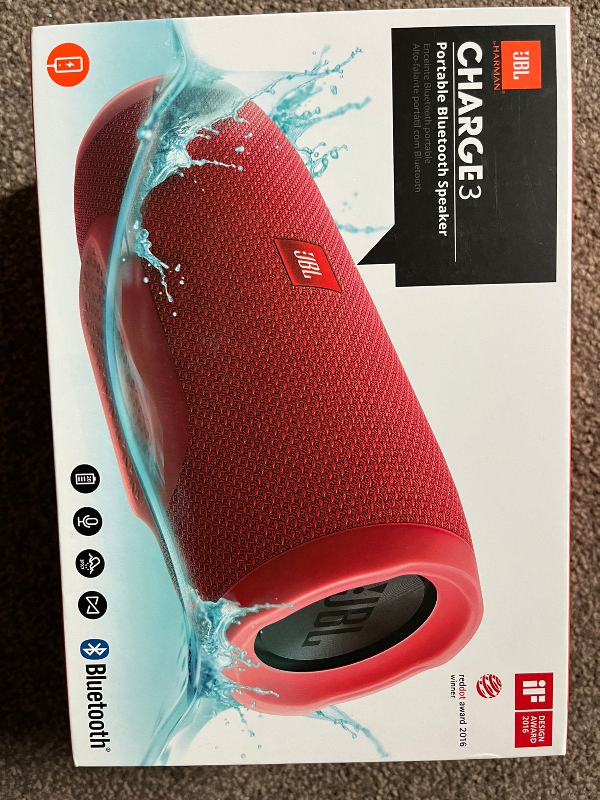 JBL speaker rood, Ophalen, JBL, Overige typen, Zo goed als nieuw