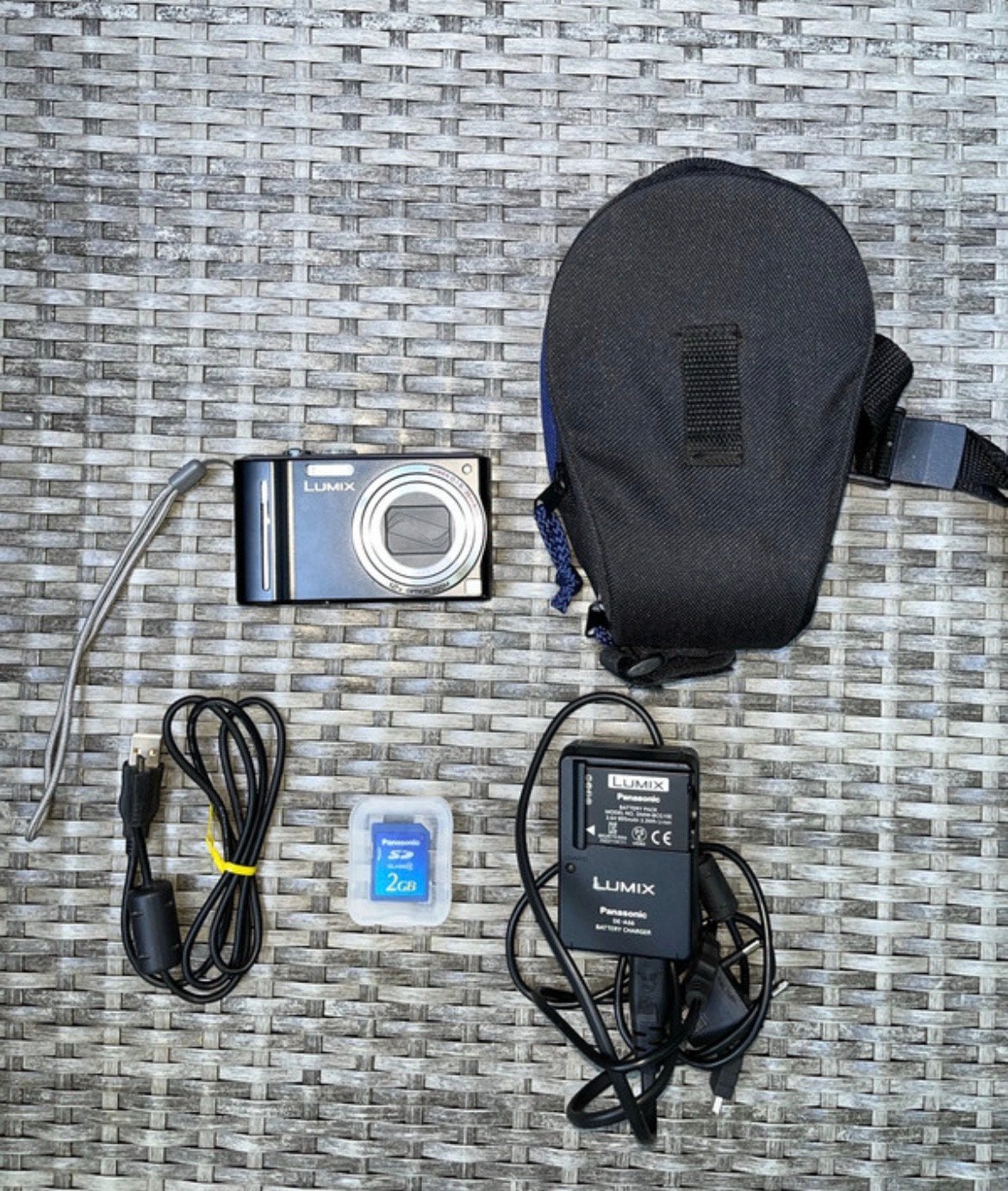 Complete Panasonic Lumix DMC-TZ8 Digitale Camera, Panasonic, Geheugenkaart, Ophalen of Verzenden, Zo goed als nieuw