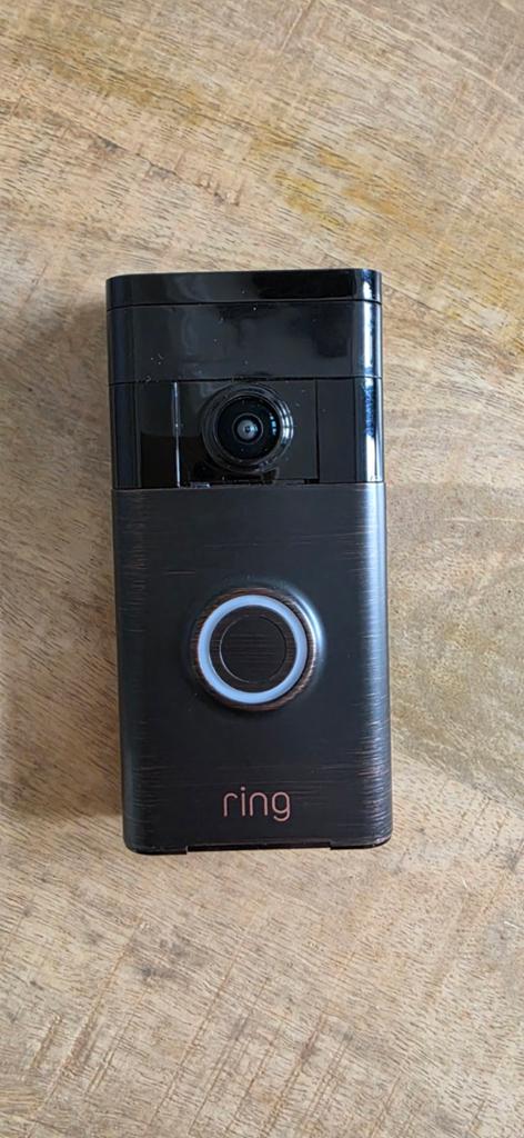 Ring Video Deurbel, Gebruikt, Detector, Sensor of Melder, Ophalen of Verzenden, Overige soorten