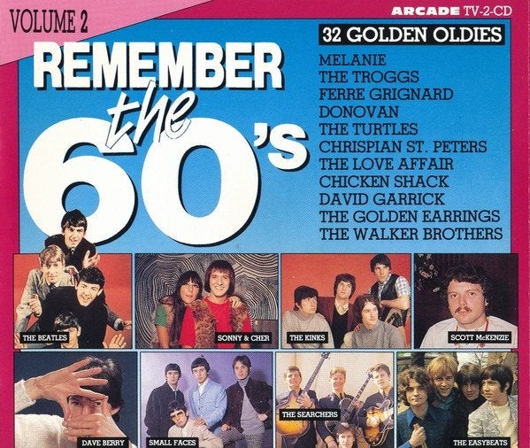 Remember the 60's - Volume 2 (2CD), Cd's en Dvd's, Ophalen of Verzenden, Gebruikt, Pop