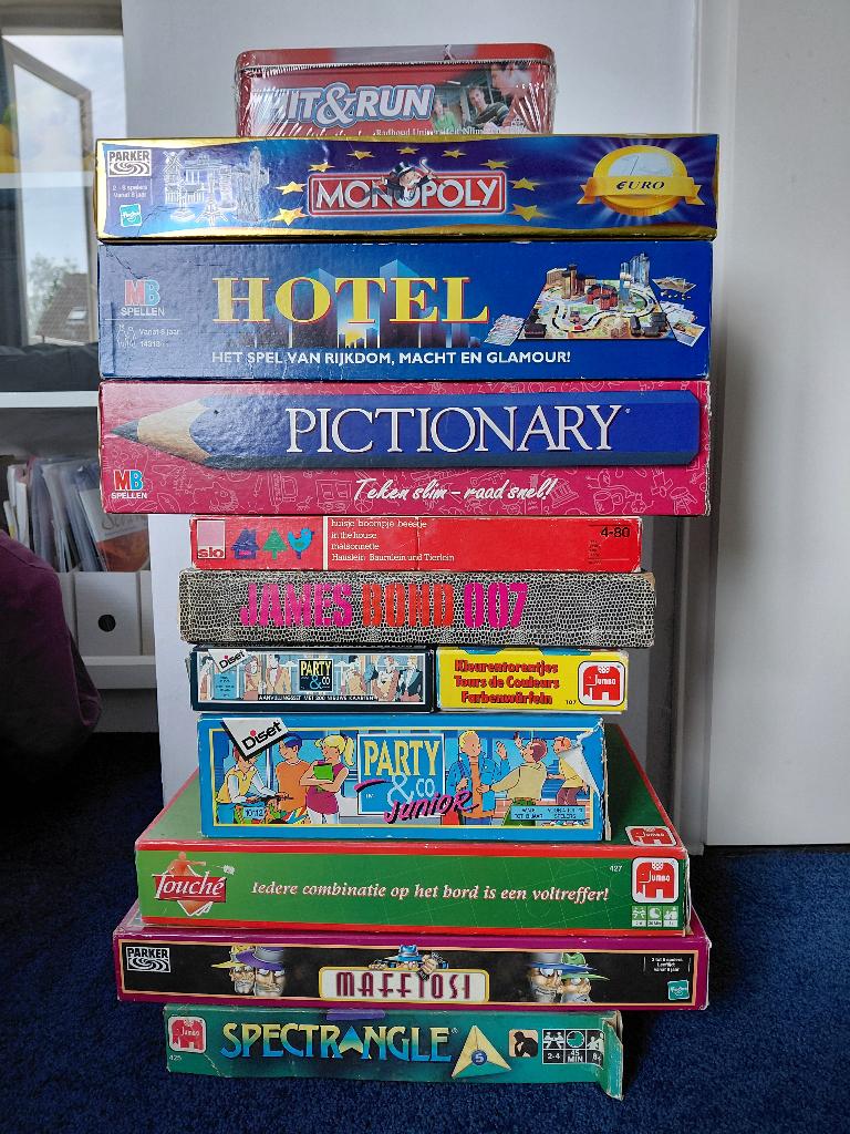 Diverse gezelschapsspellen, Hobby en Vrije tijd, Gezelschapsspellen | Bordspellen, Gebruikt, Ophalen of Verzenden