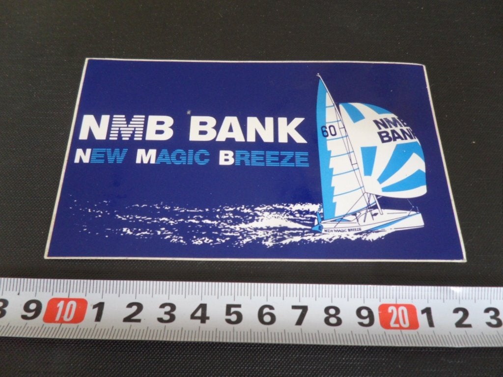 sticker NMB BANK new magic breeze zeilen wedstrijd, Verzamelen, Ophalen of Verzenden, Zo goed als nieuw
