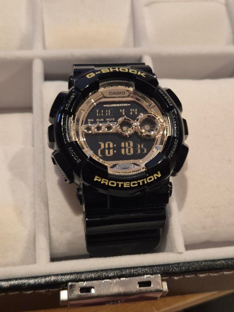 Casio G-Shock GD-100GB, Sieraden, Tassen en Uiterlijk, Horloges | Heren, Ophalen of Verzenden, Zo goed als nieuw, Polshorloge