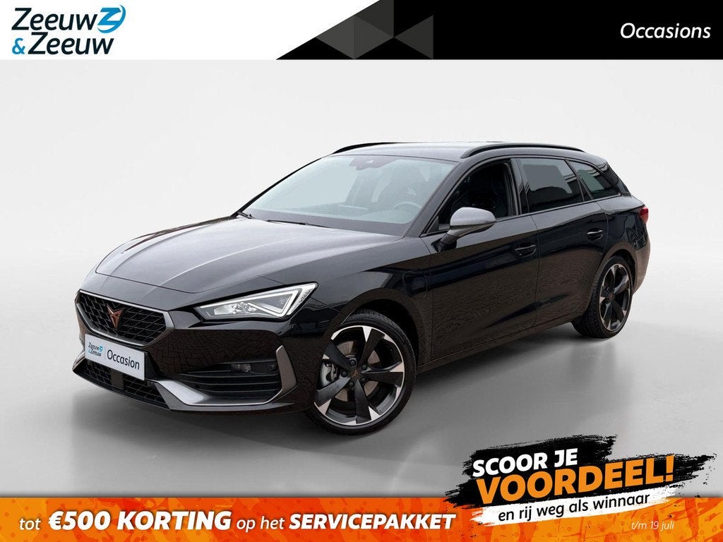 CUPRA Leon Sportstourer 1.4 e-Hybrid *Navi+Camera*Parkeersen, Auto's, Cupra, Stof, Gebruikt, 4 cilinders, 1589 kg