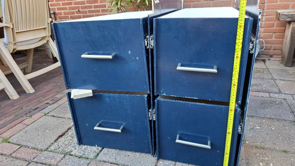 LADEBLOK, 4 diepe laden, bus-camper inbouw werkplaats of DHZ, Ophalen, Gebruikt