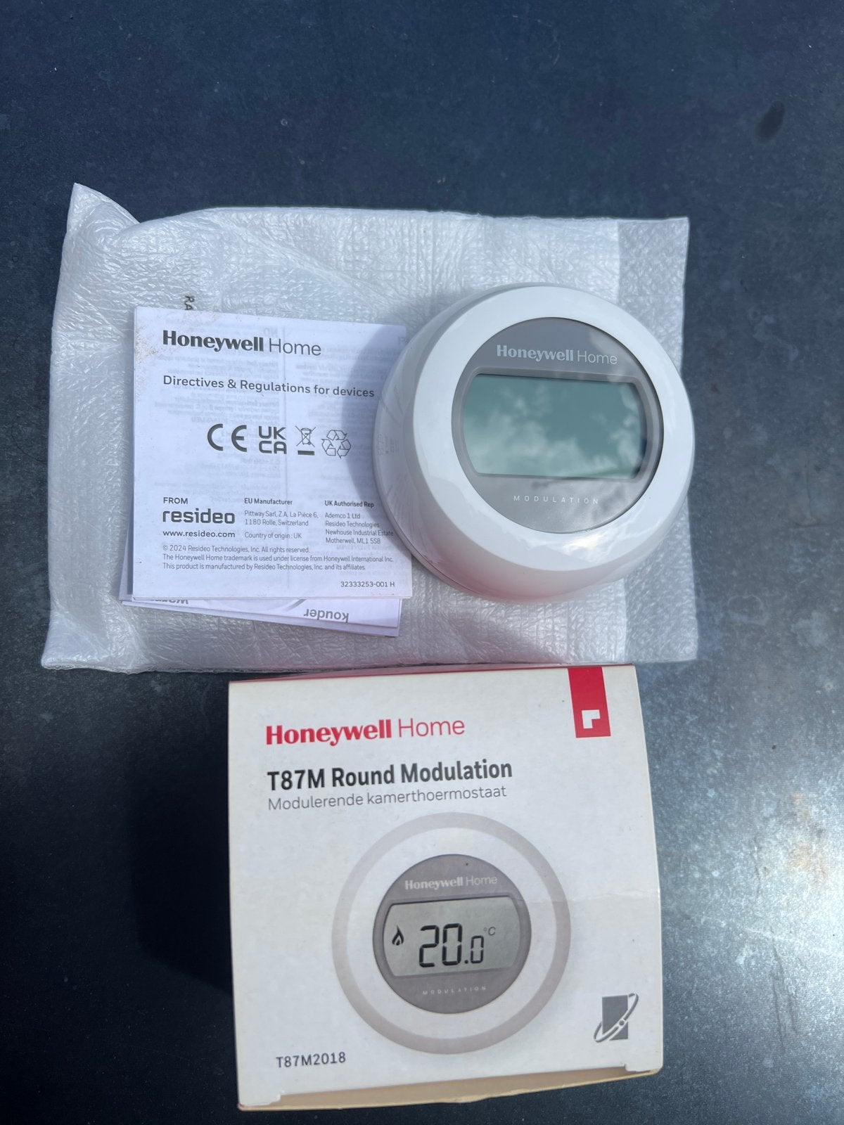 Honeywell T87 Modulerende Thermostaat Digitaal, Ophalen of Verzenden, Nieuw